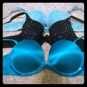 BUNDLE of 3 bras 34B